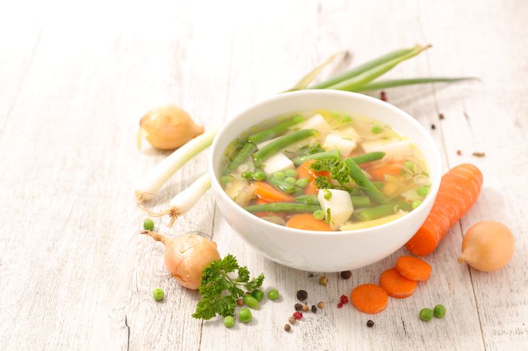 Диета на овощном супе -  Вкусно есть и не полнеть